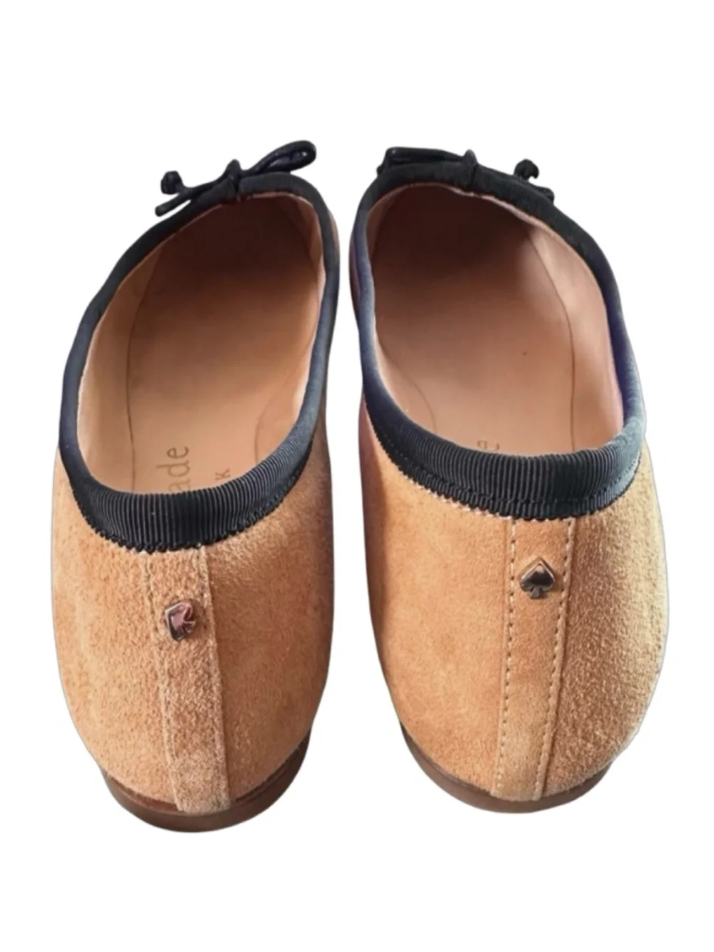 KATE SPADE New York Honey Light Fawn Suede Ballet Flats Size US 10B Slip On